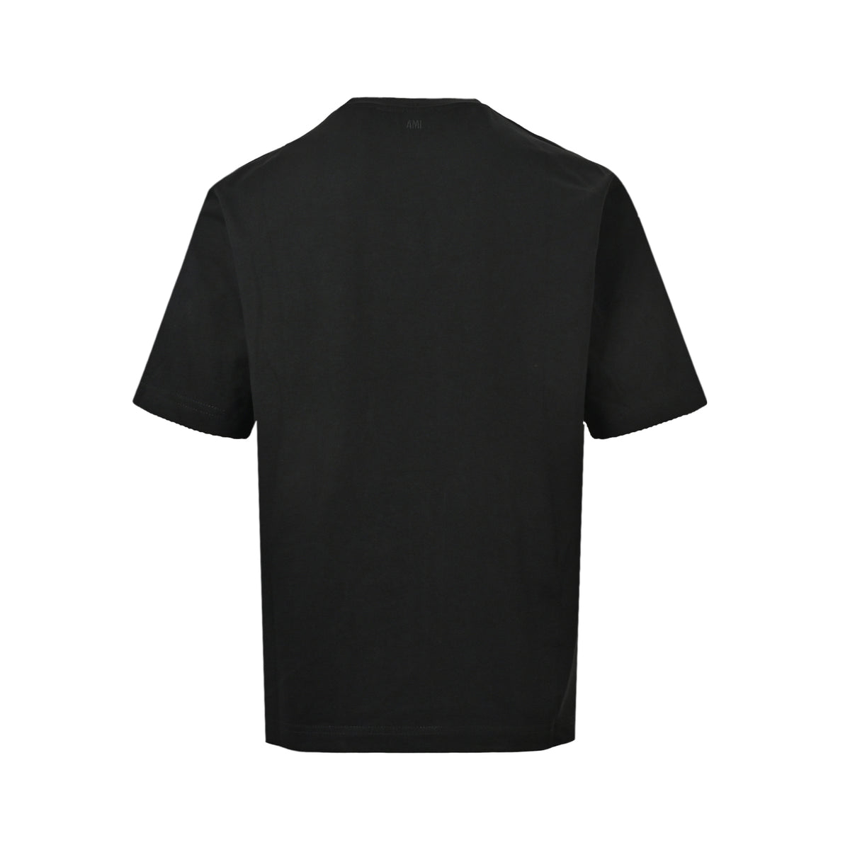 Ami Paris hem letter embroidered short sleeves