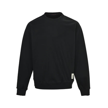 Louis Vuitton 25Fw hem label crew neck sweatshirt