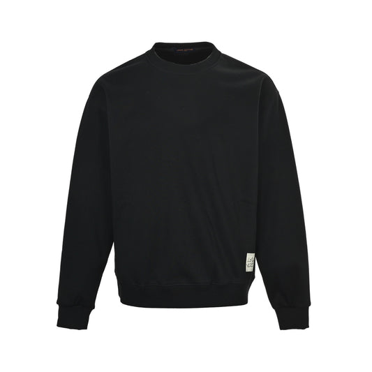 Louis Vuitton 25Fw hem label crew neck sweatshirt