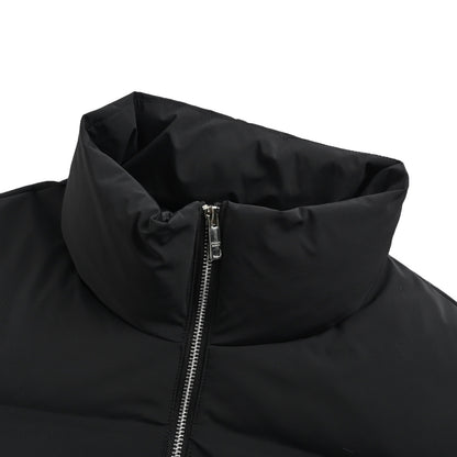 Prada triangle stand collar down jacket