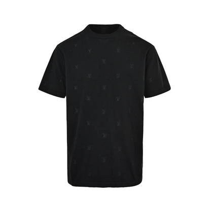 LouisVuitton/Louis Vuitton small letter embroidered knitted short sleeves