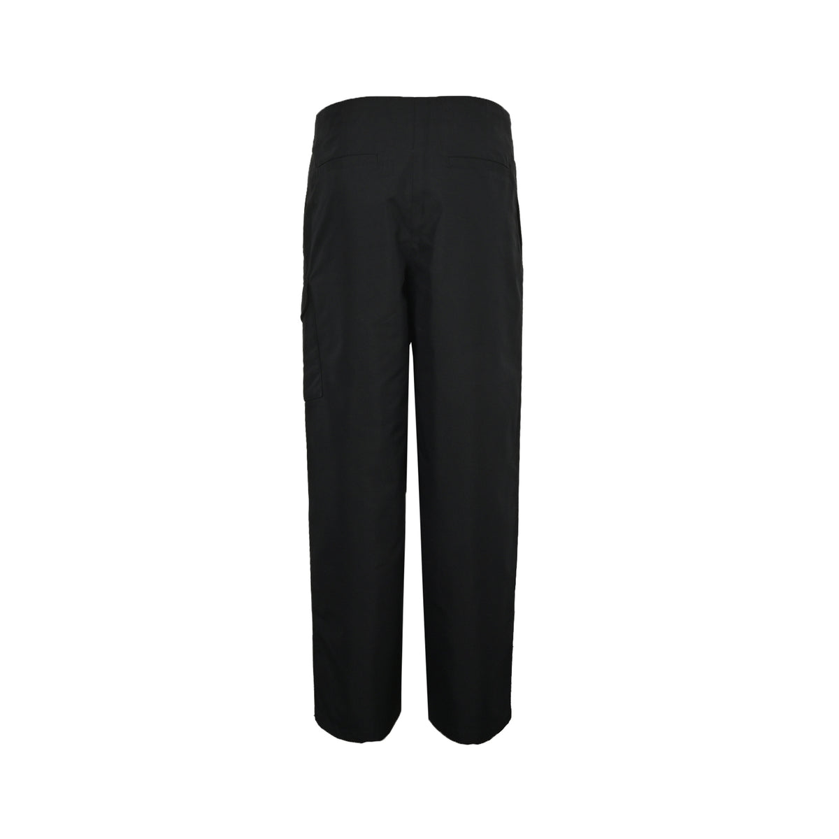 Dior black cotton blend twill cargo pocket casual trousers