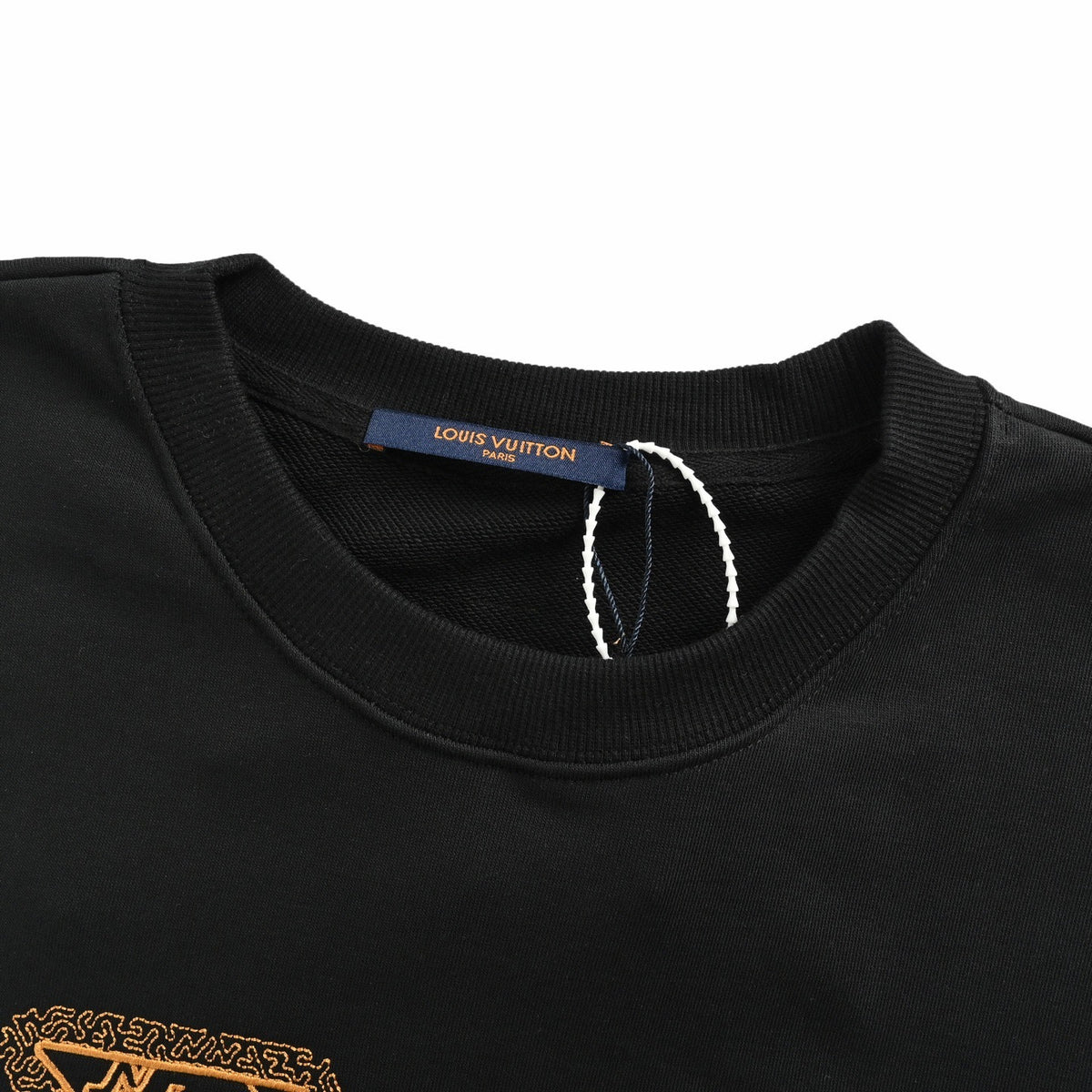 Louis Vuitton 25Fw embroidered letter logo crew neck sweatshirt