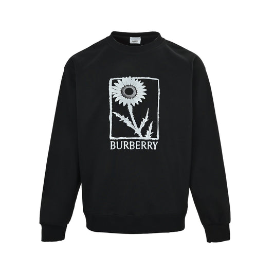 Burberry 25Fw sunflower round neck sweatshirt