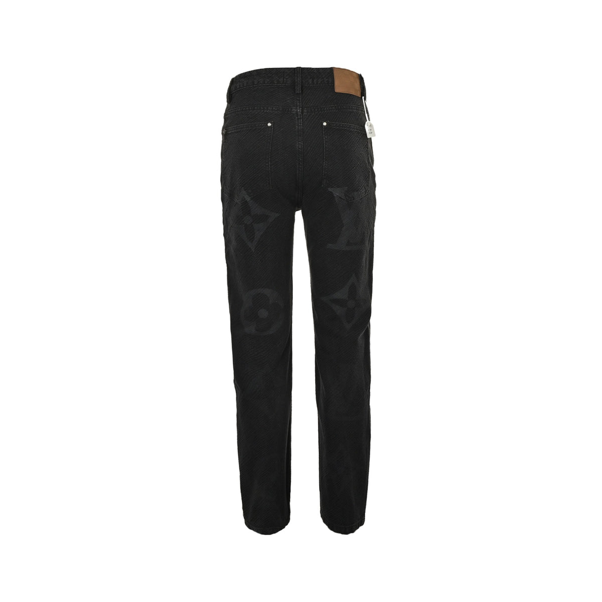 Louis Vuitton old flower print twill suit jeans