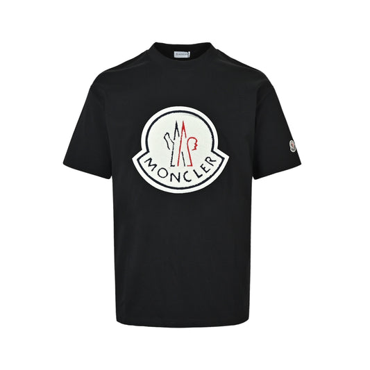 Moncler/muzzled towel embroidered logo short sleeves