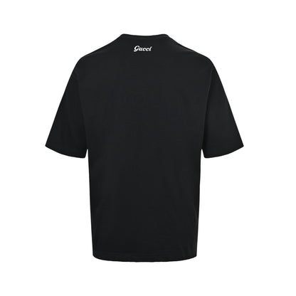 Gucci classic embroidered letter logo short sleeves