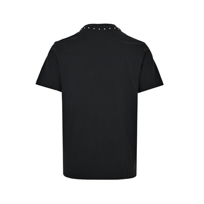 Louis Vuitton 26ss rivet letter logo short sleeves