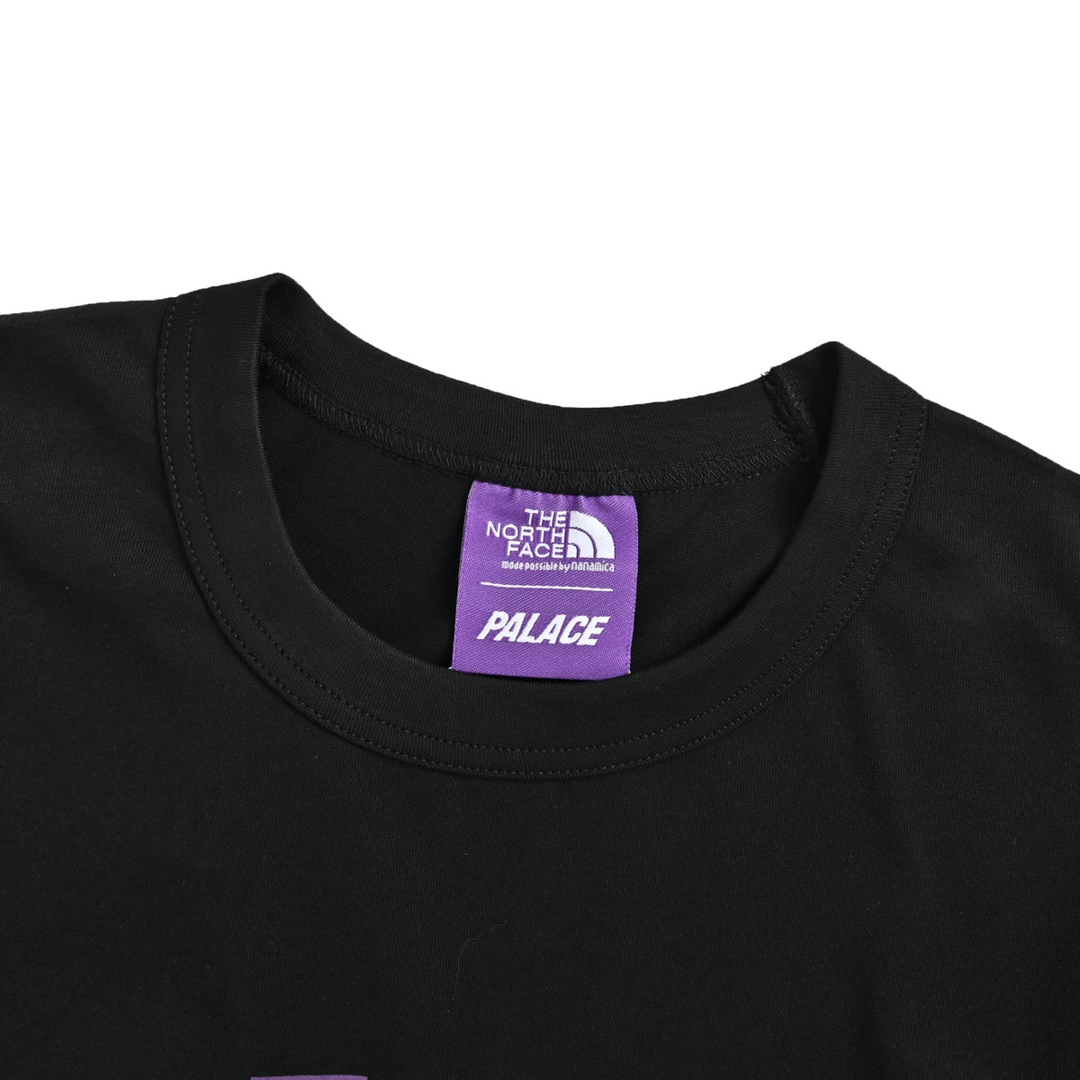 The North Face & PALACE jointly branded North Face purple label short sleeves