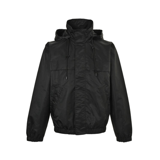 Louis Vuitton single-sided stitching solid color hooded jacket jacket