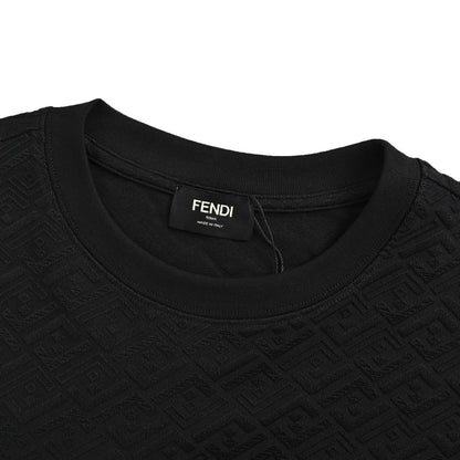 Fendi 26ss FF old flower jacquard short sleeves