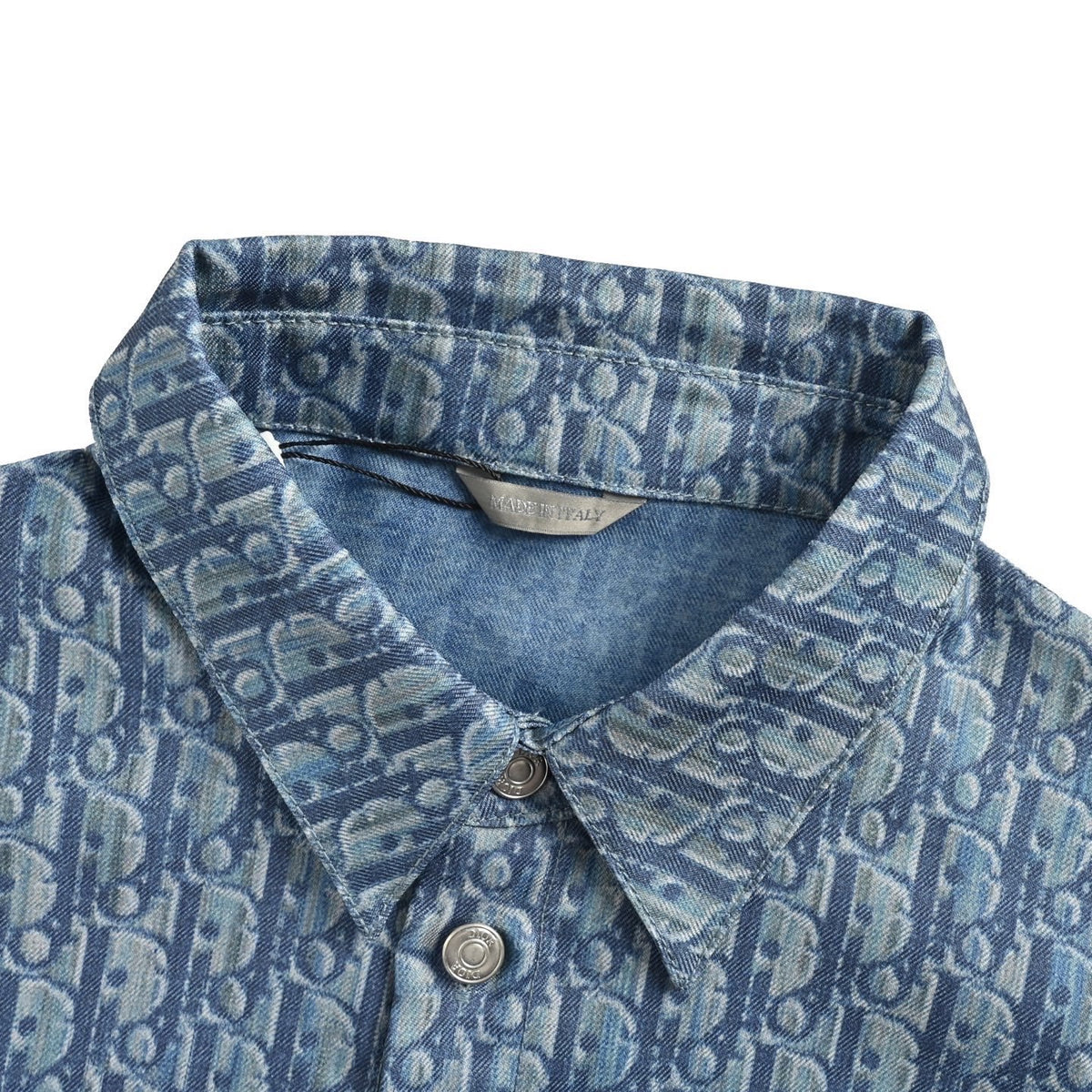 Dior 25ss all-over printed presbyopia short-sleeved shirt