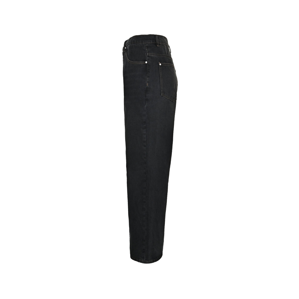 Louis Vuitton back pocket embroidered skateboard jeans
