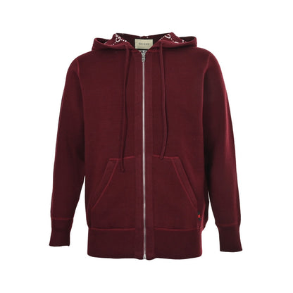 Gucci GG jacquard reversible zipper sweater jacket