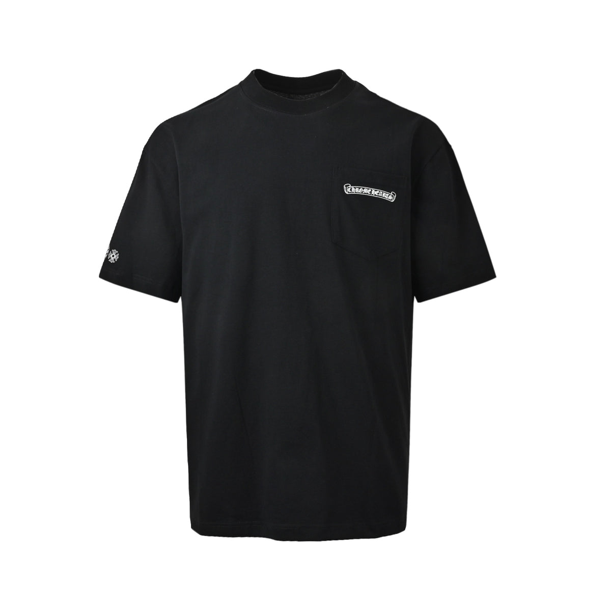 Chrome Hearts/Chrome Heart Color Cross Print Short Sleeve