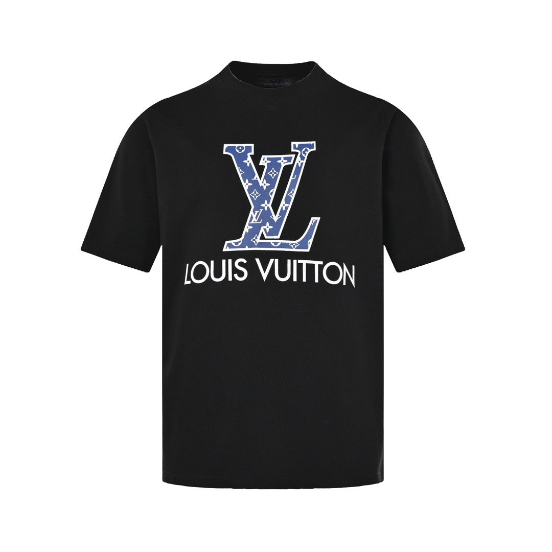 Louis Vuitton 23ss presbyopic letter logo printed short sleeves