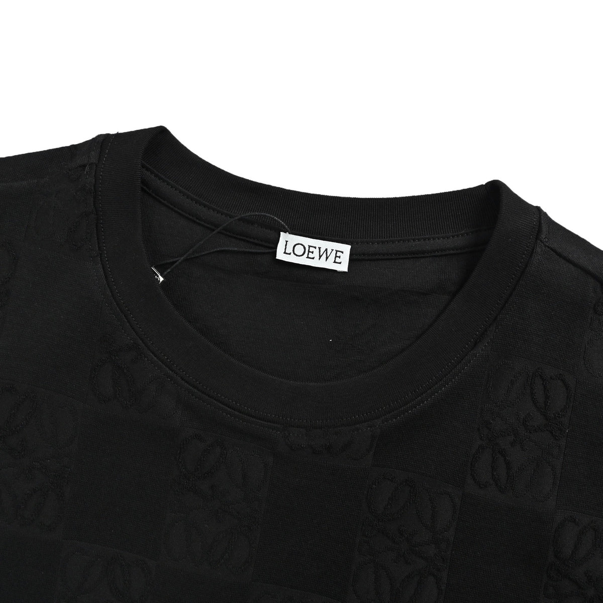 Loewe/Luo Yiwei full printed dark pattern old flower jacquard short sleeves