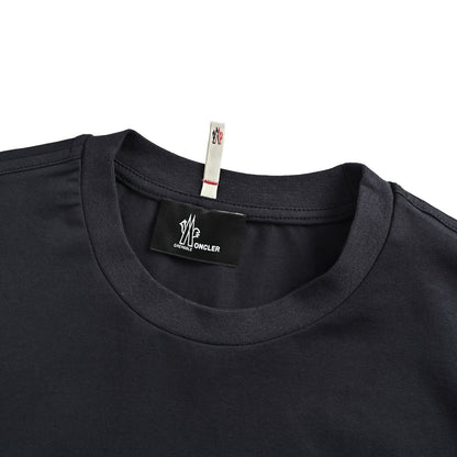 Moncler/Mask 26ss patch logo embroidered short sleeves