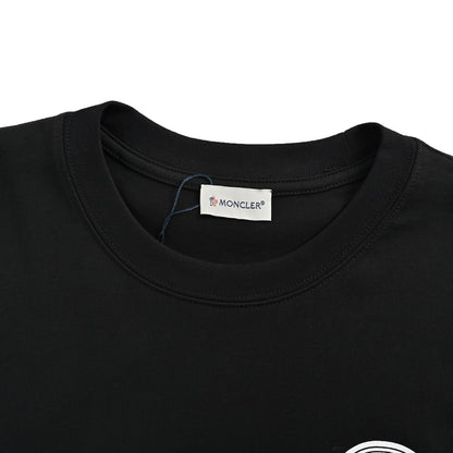 Moncler/mask ghosting logo print short sleeves