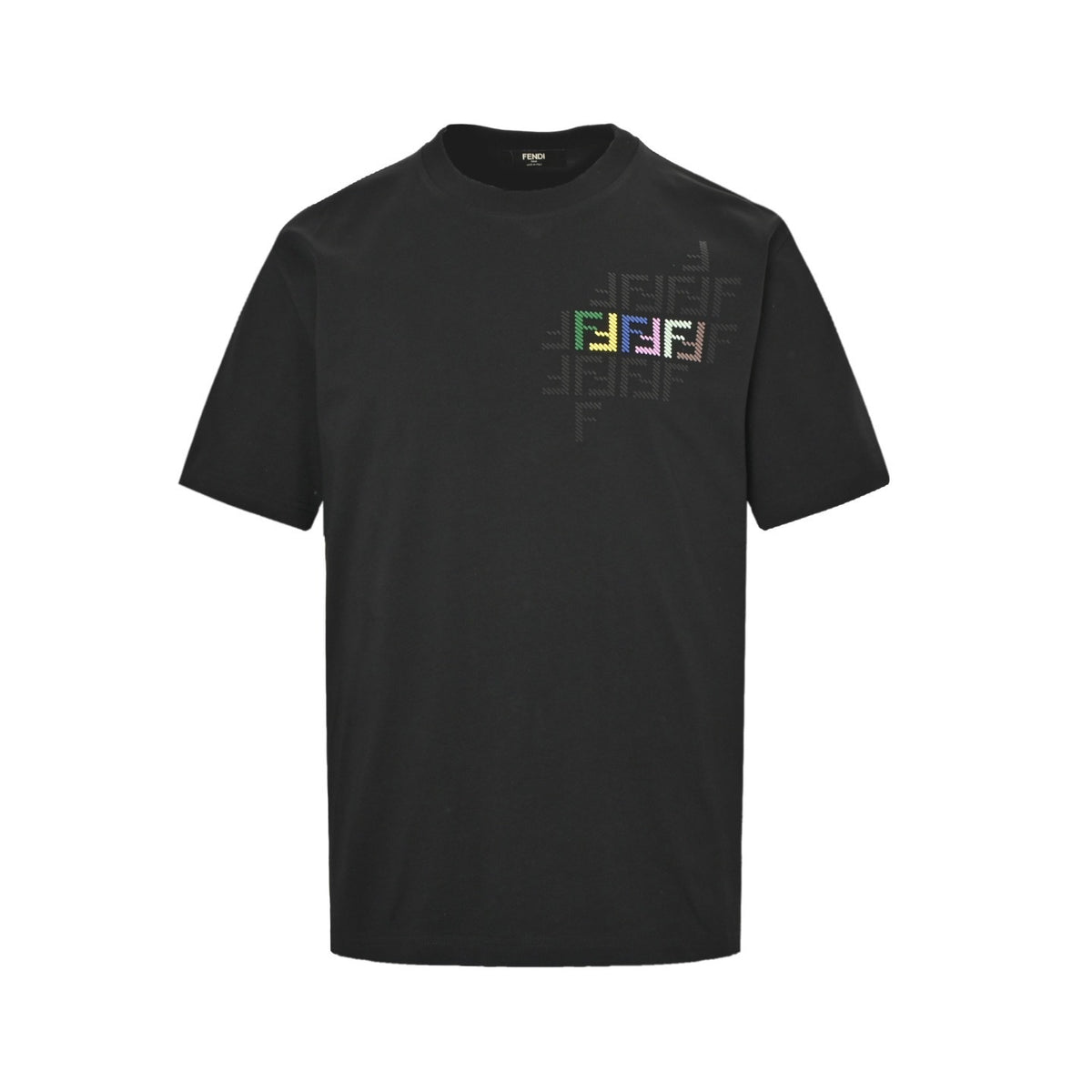 Fendi FF color foam printed short sleeves