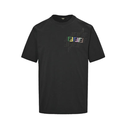 Fendi FF color foam printed short sleeves