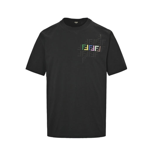 Fendi FF color foam printed short sleeves