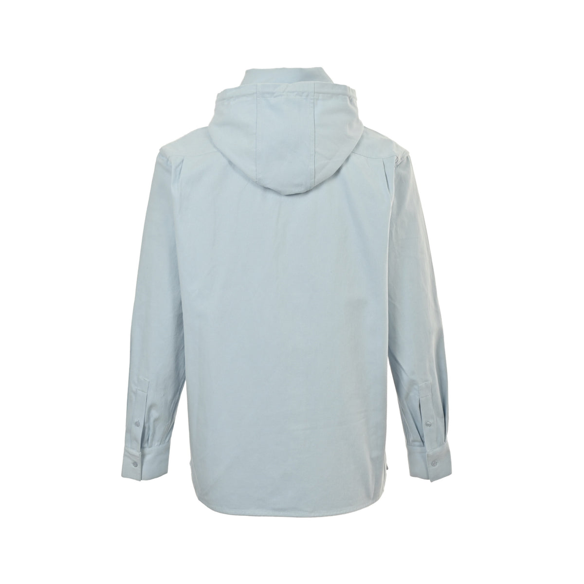 Loewe/Loewei cotton detachable hooded long-sleeved shirt jacket