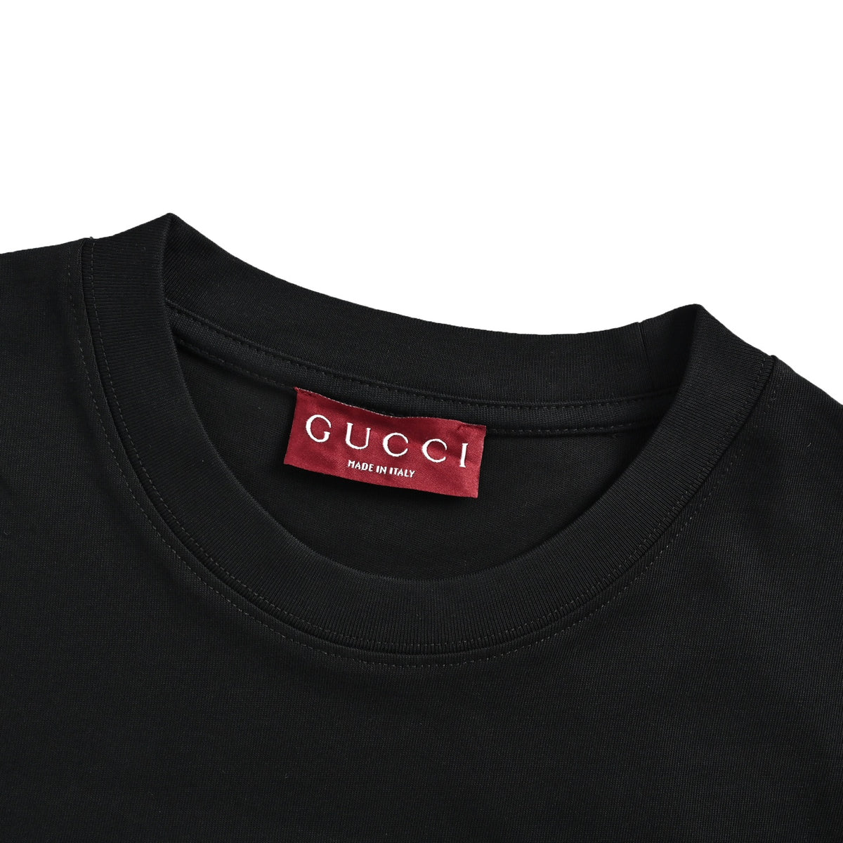 Gucci GG patch red and green letter embroidered short sleeves
