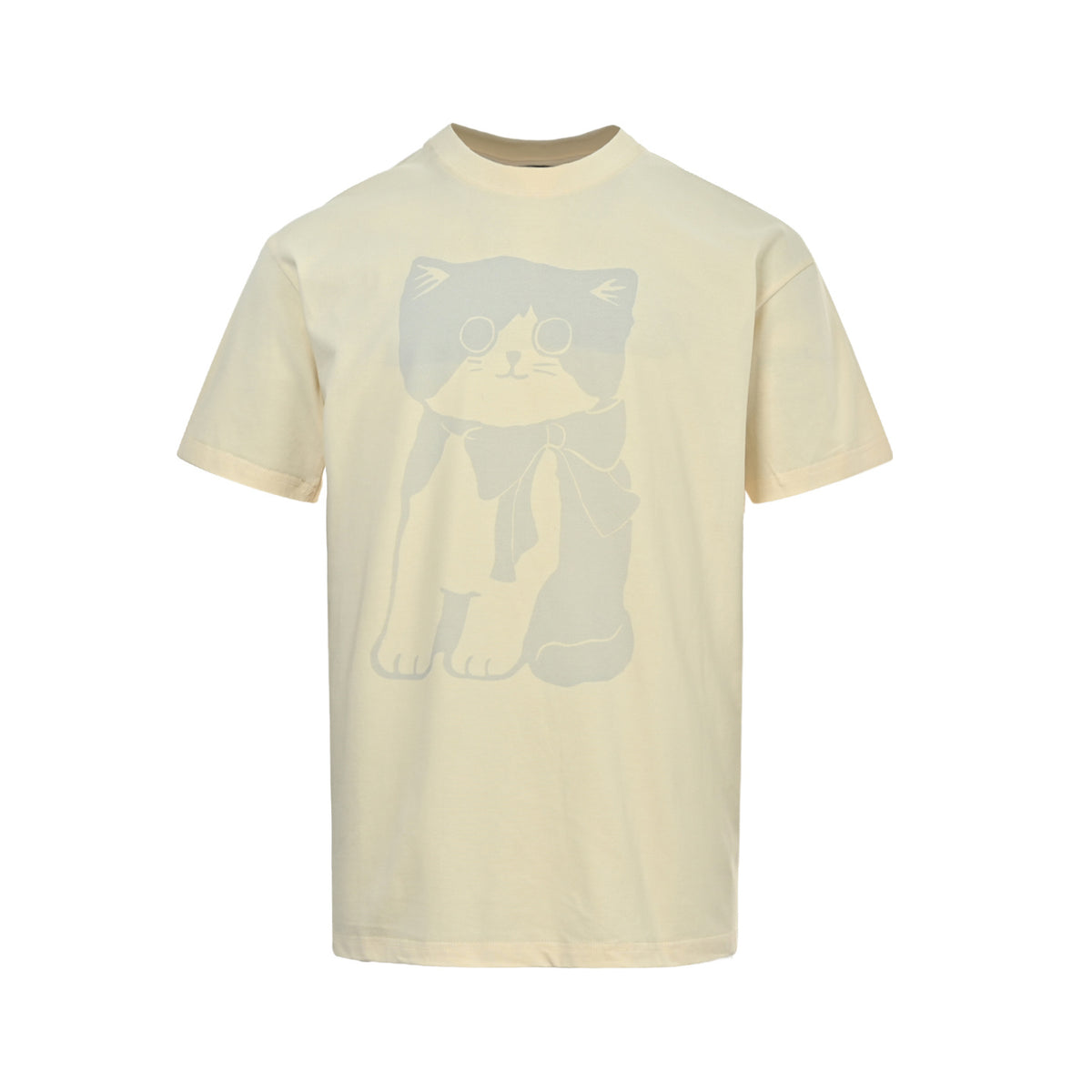 Gucci 26ss ghost cat print short sleeves