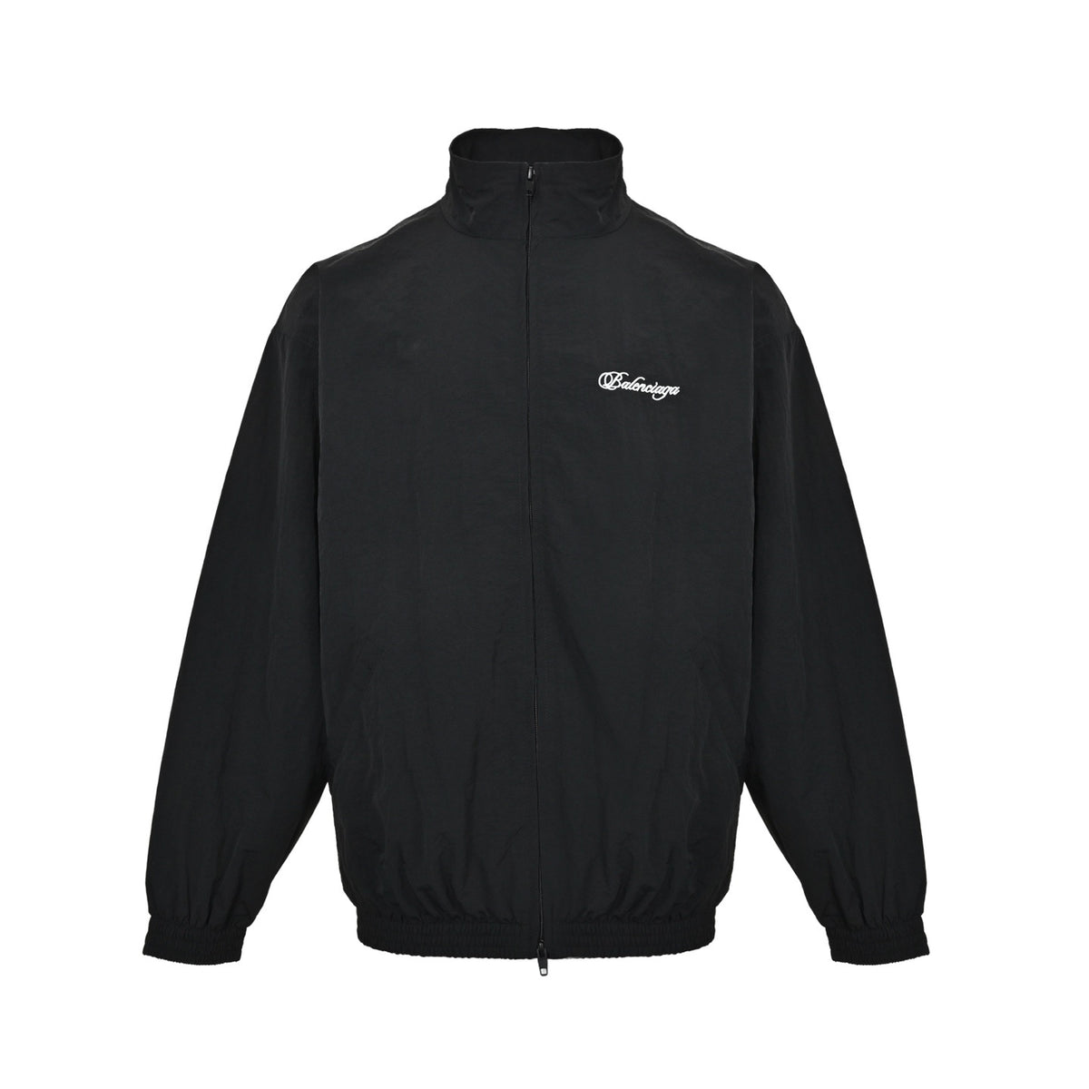 Balenciaga/Balanciaga cursive signature letter embroidered sports suit jacket