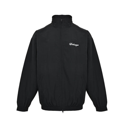 Balenciaga/Balanciaga cursive signature letter embroidered sports suit jacket