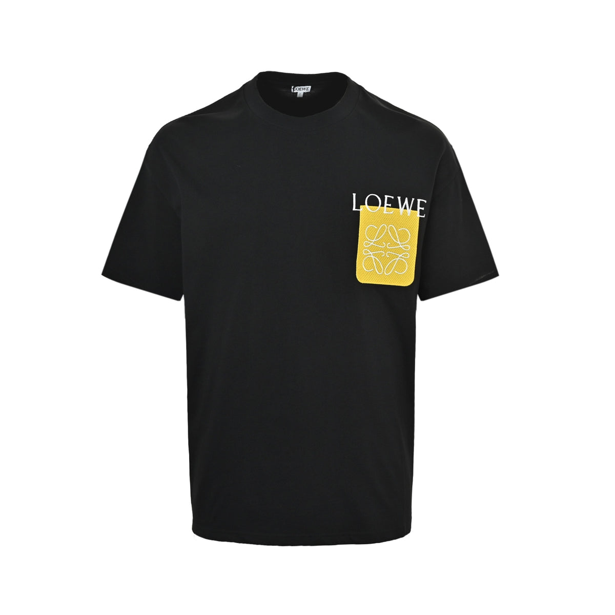 Loewe/Luo Yiwei 26ss fake pockets contrasting logo short sleeves