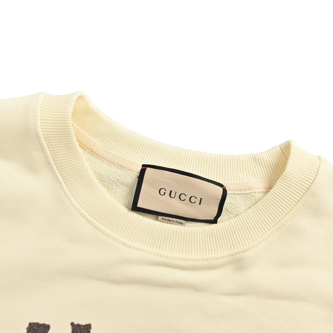 Gucci 24Fw fun cartoon series printed round neck sweatshirt
