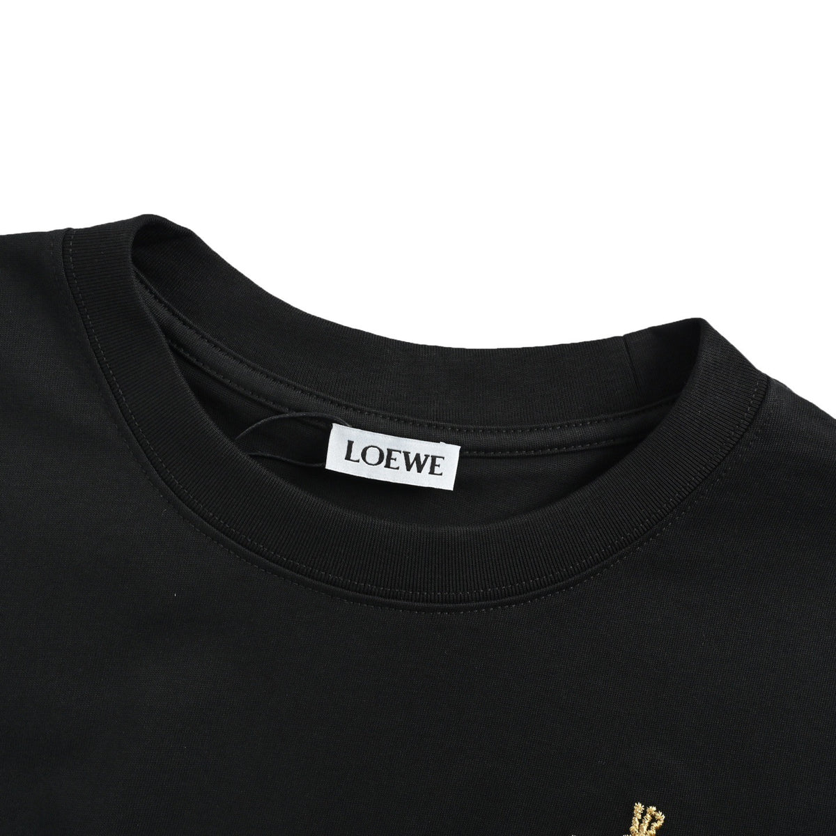 Loewe 26ss frog logo embroidered short sleeves