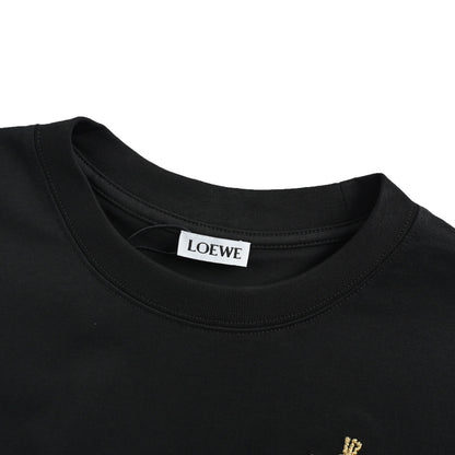 Loewe 26ss frog logo embroidered short sleeves