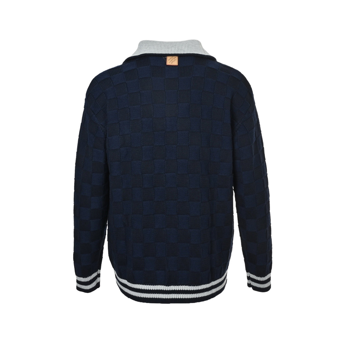 Louis Vuitton small checkerboard sweater cardigan jacket