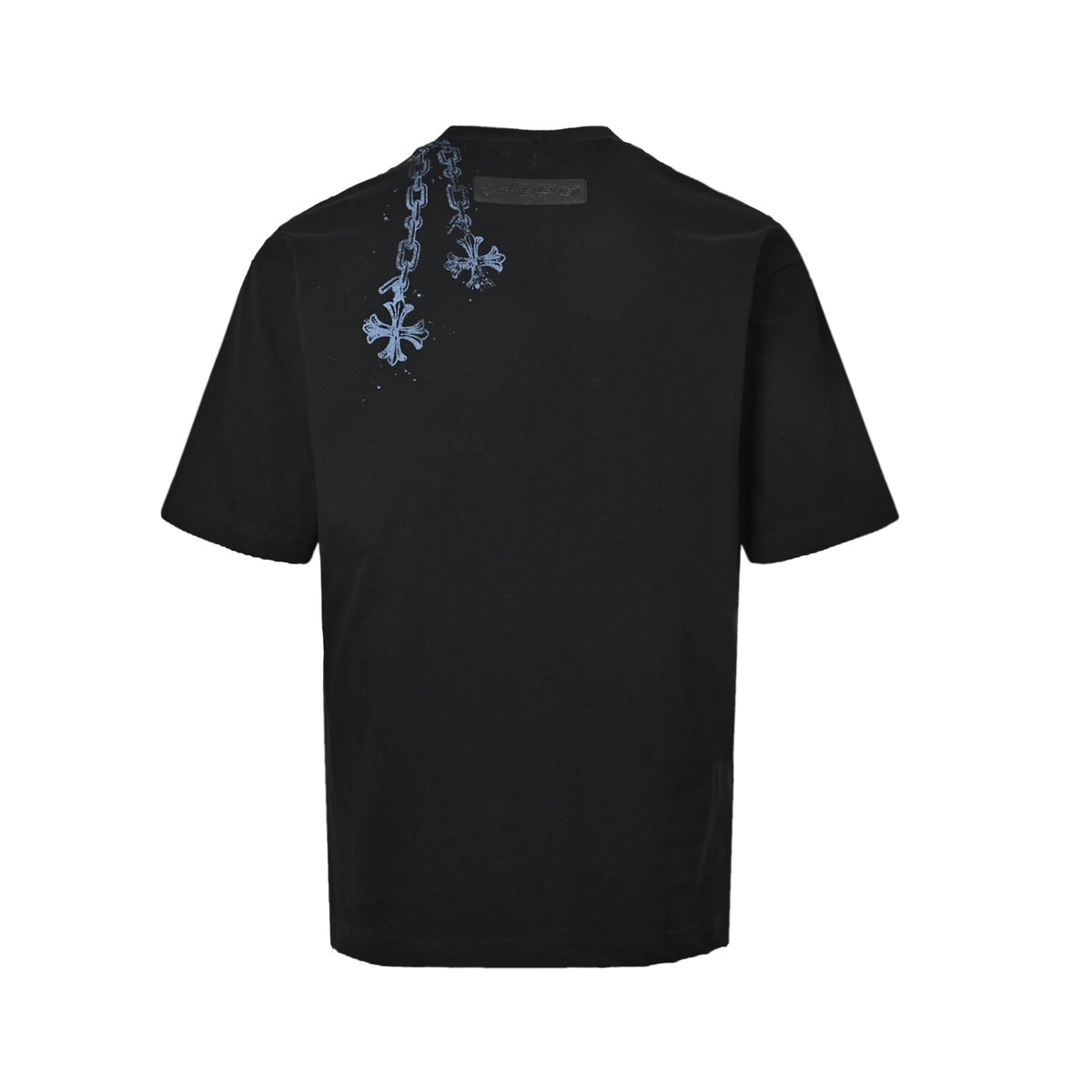Chrome Hearts Hardware Pin Pendant Chain Print Short Sleeves