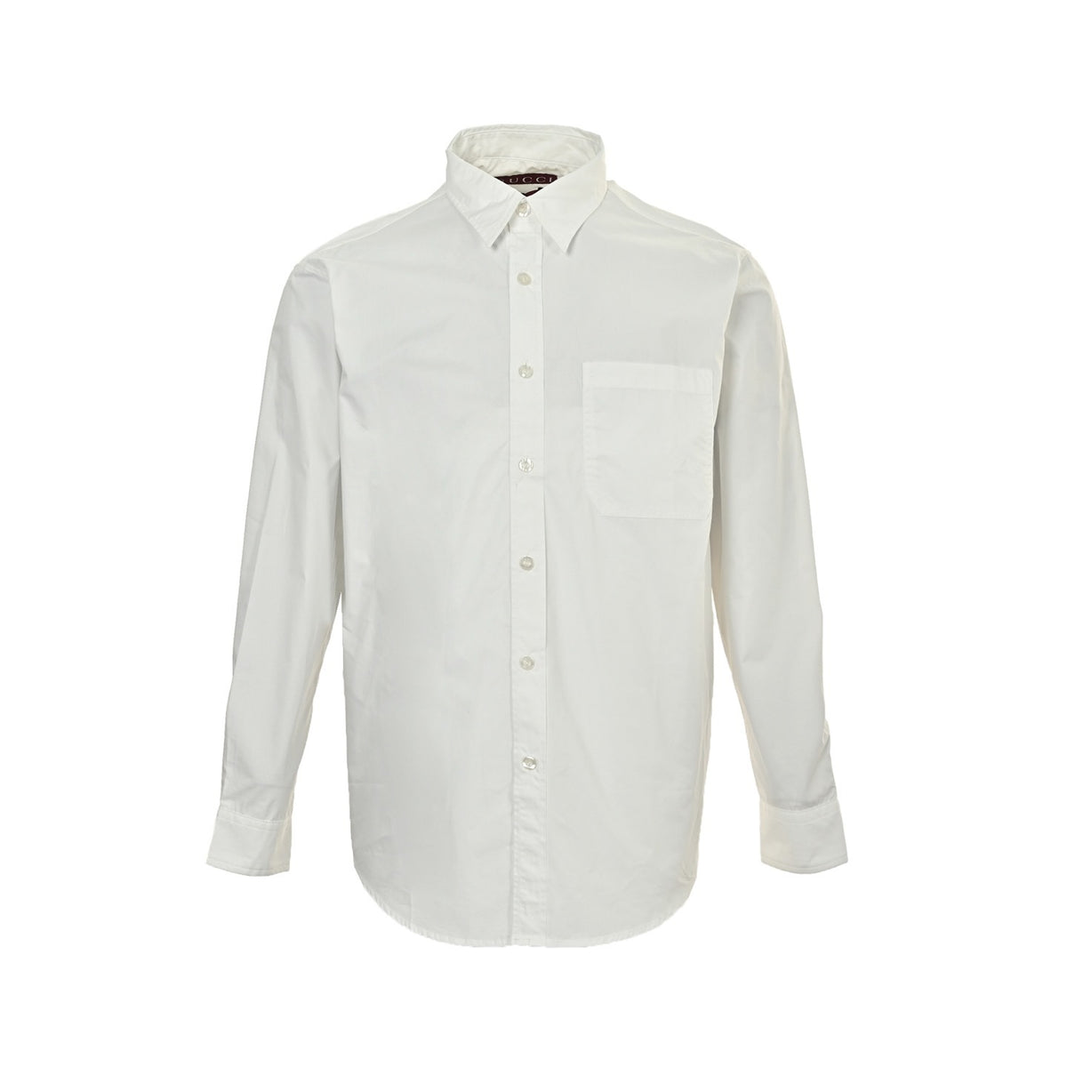Gucci 25Fw back embroidered logo shirt