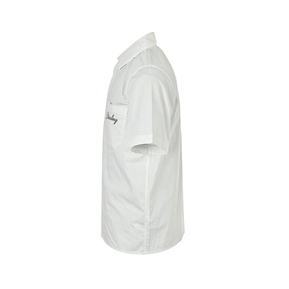 Dior pocket signature embroidered short-sleeved shirt