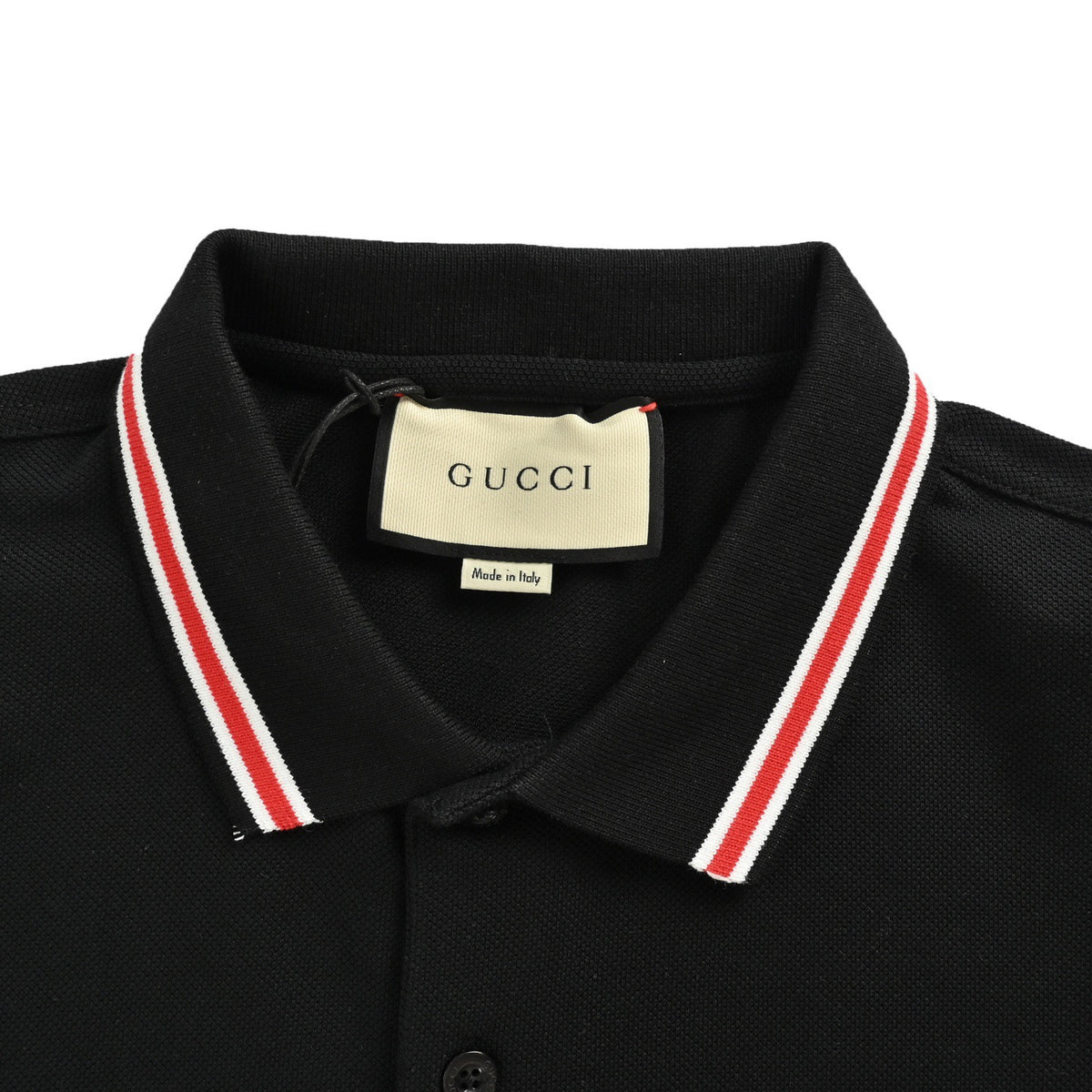 Gucci 24ss Year of the Dragon Limited Pocket Flame Embroidery Polo Short Sleeve