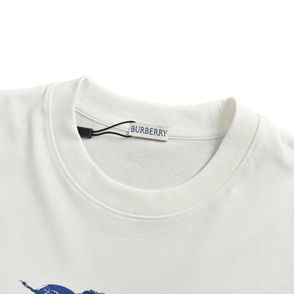 Burberry 25ss Phantom War Horse Letter Print Short Sleeve
