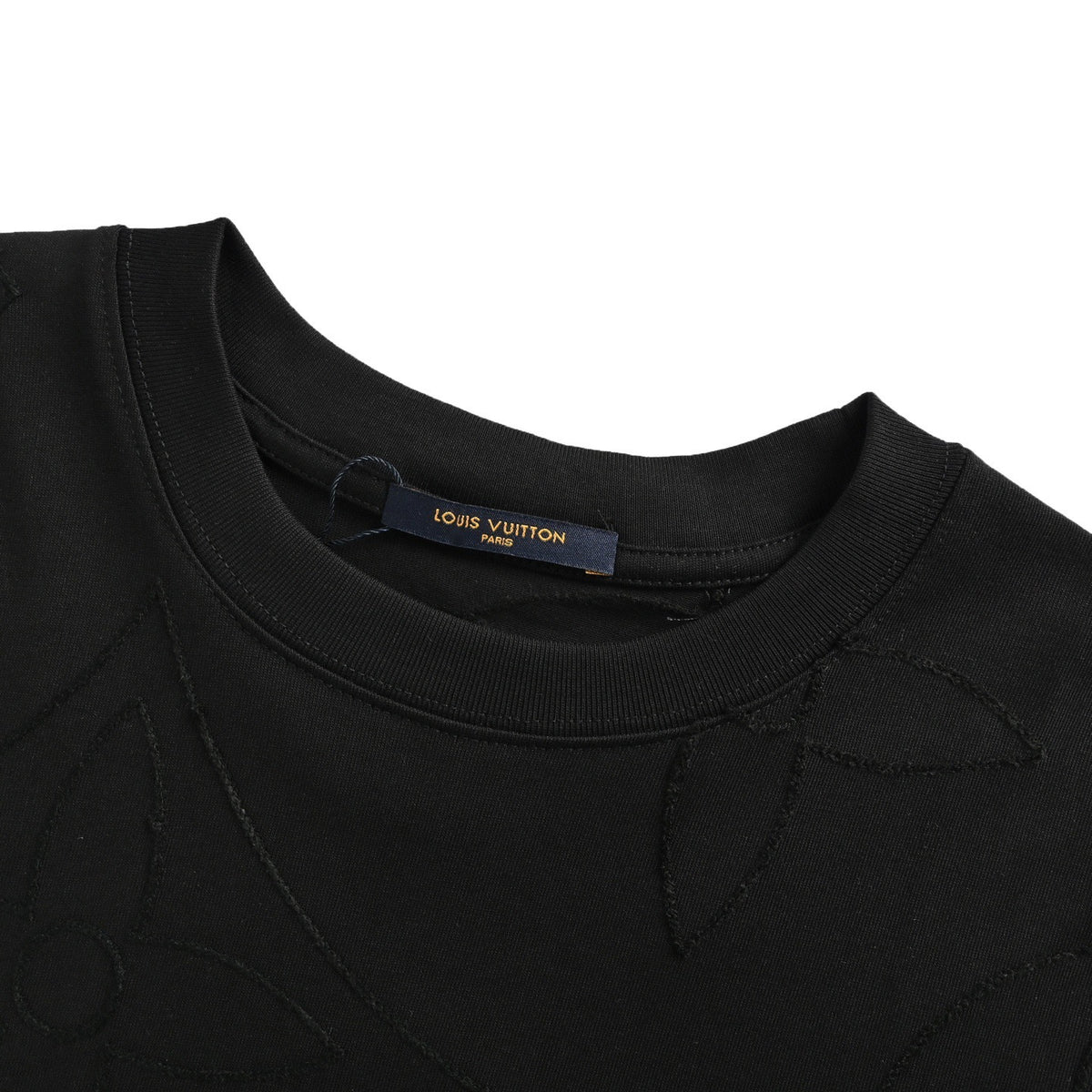 Louis Vuitton 25ss full-width presbyopia embroidered short sleeves