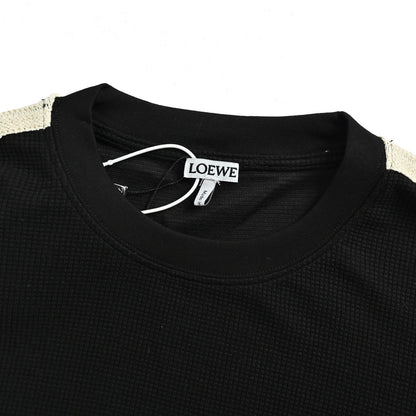Loewe/Luo Yiwei braided ribbon waffle short sleeves