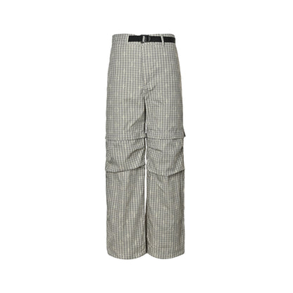 Louis Vuitton plaid detachable two-wear trousers