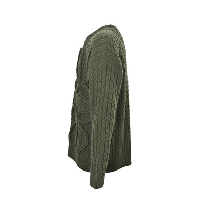 Loewe/Luoyiwei Anagram twist knitted sweater