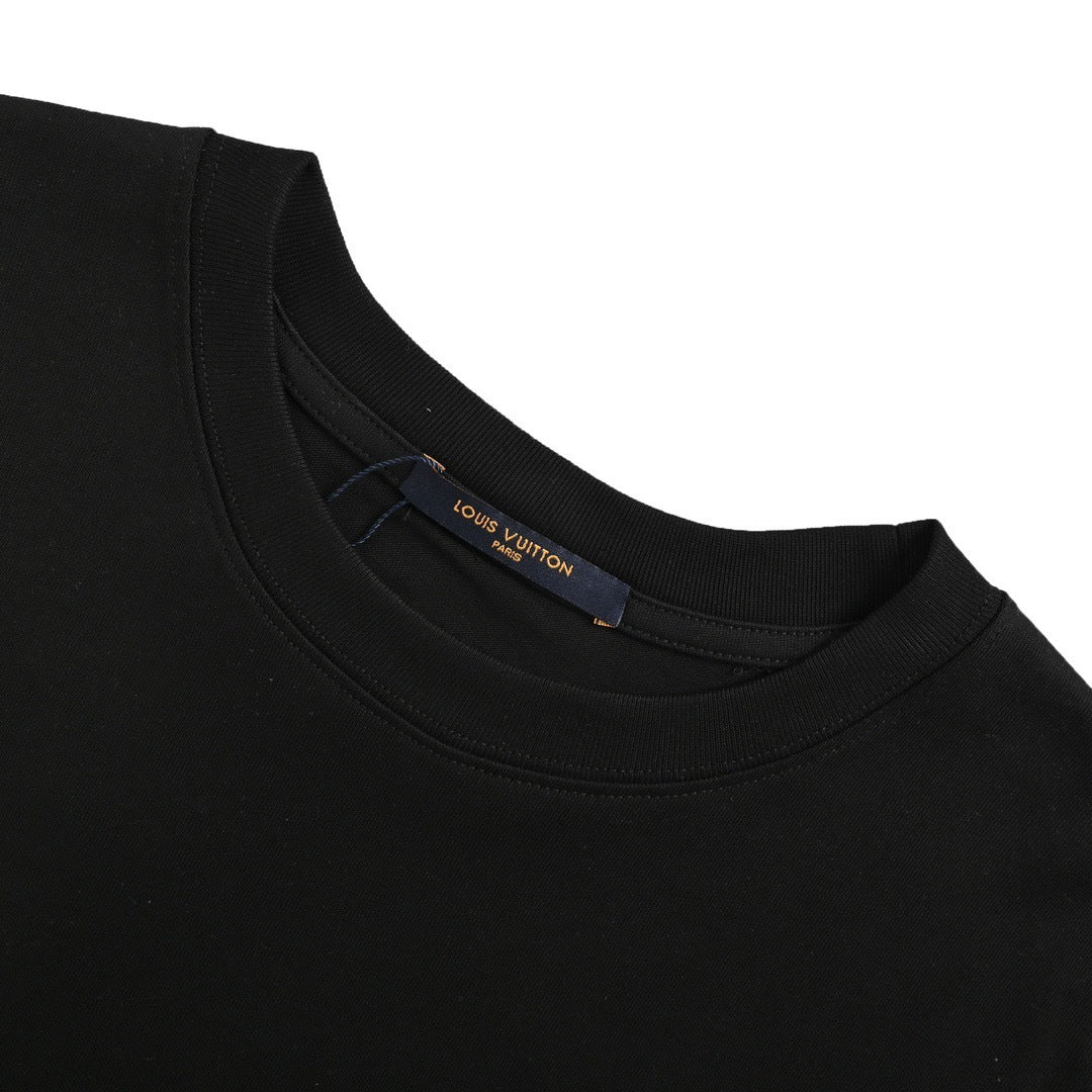 Louis Vuitton 24ss short sleeves with embroidered letters on the chest
