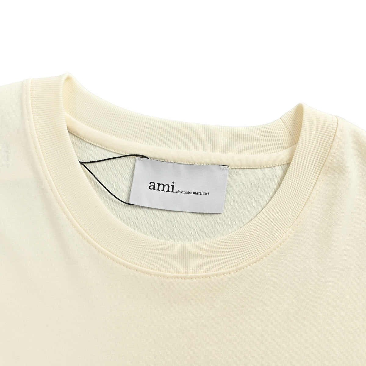 Ami Paris letter print box short sleeves