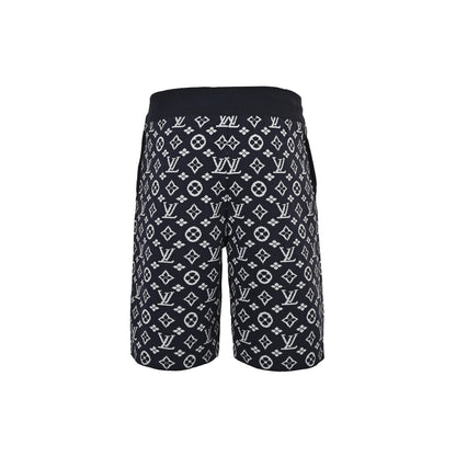 Louis Vuitton full-frame old flower jacquard knitted shorts