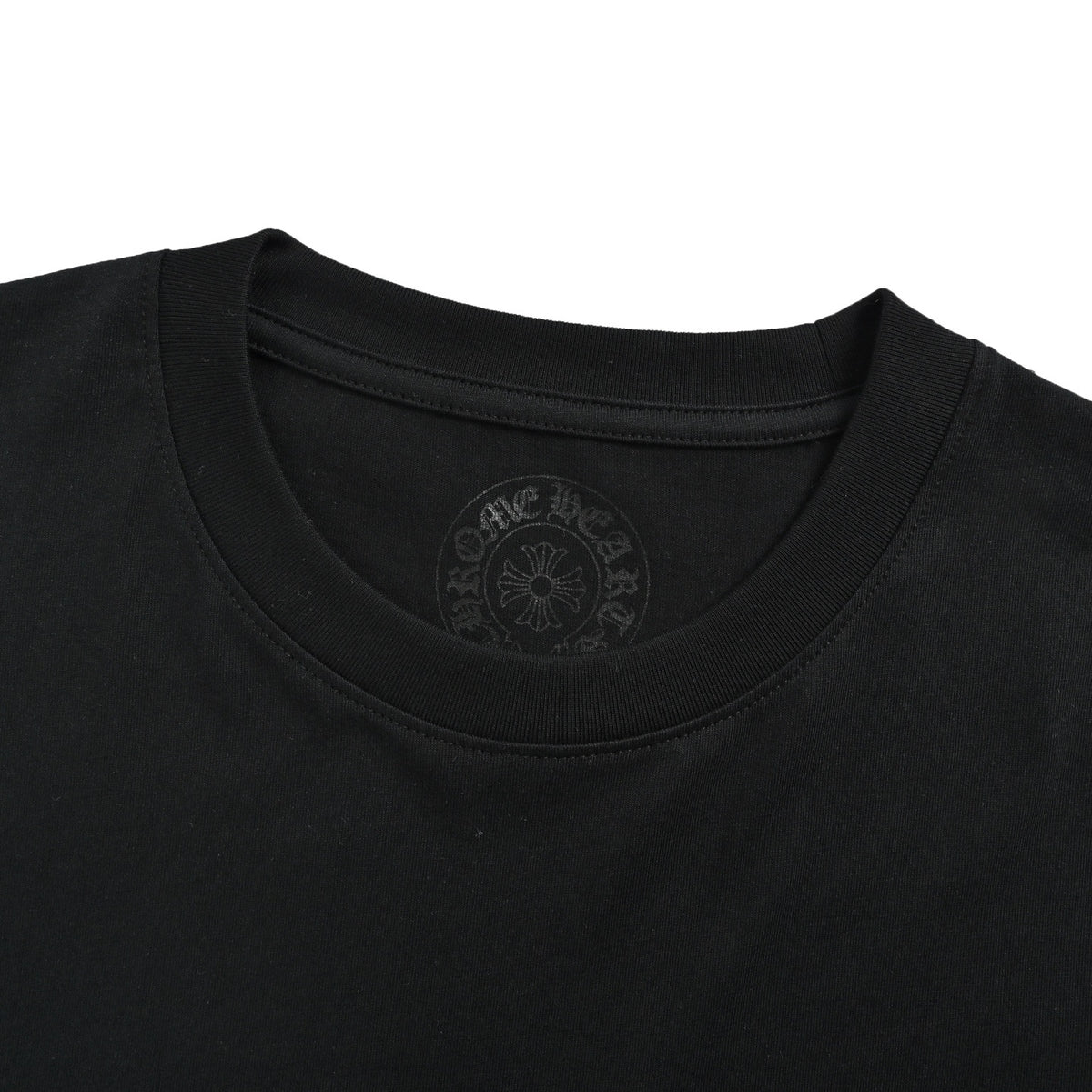 Chrome Hearts/Chrome Heart half-full cross print short-sleeved black