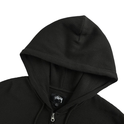Stussy waffle enzyme washed zipper jacket